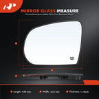 Heated Driver Power Mirror Glass for Jeep Cherokee (2014–2023)