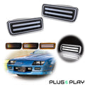 Dynamic Amber & White LED Signal Lights for Chevrolet Camaro (1985–1992)