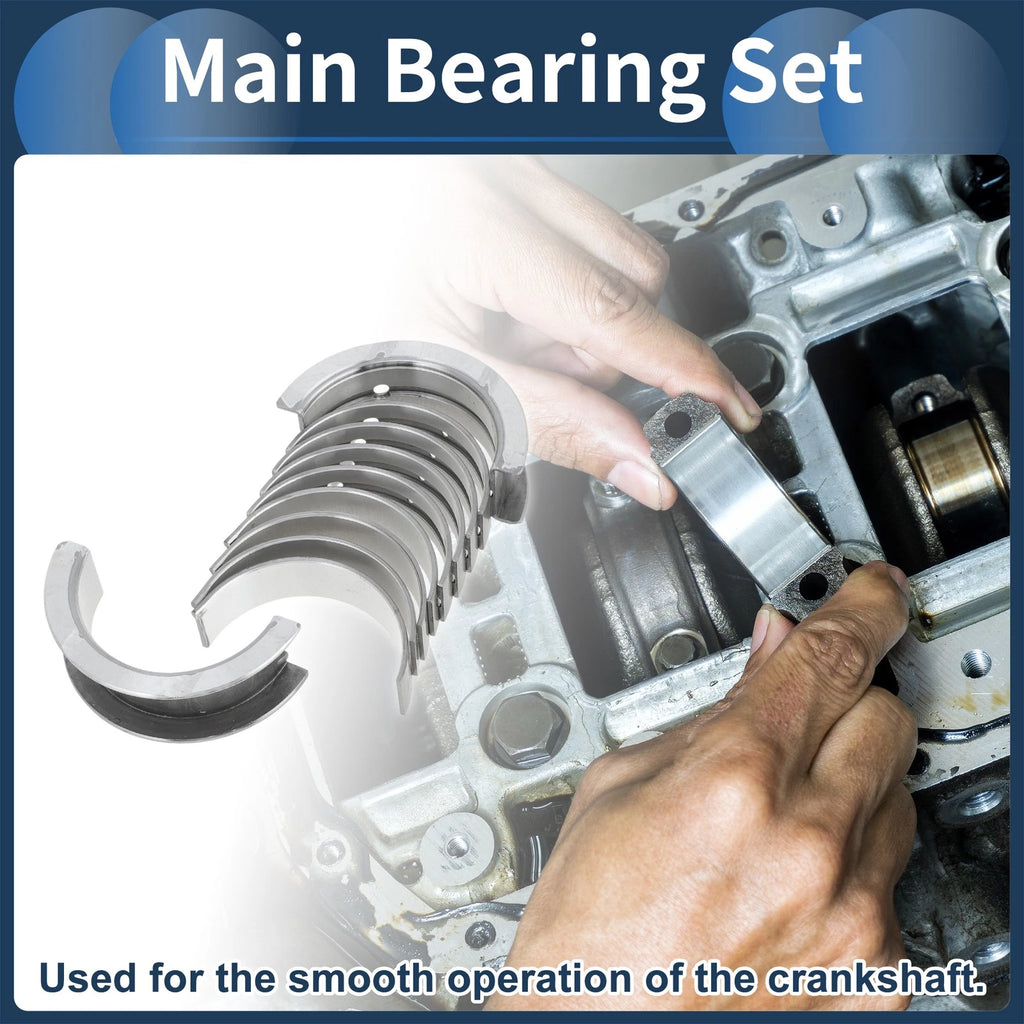 Main Bearing Set No. 1220840F00 for Nissan Altima (1993–1997)