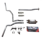 Dual Exhaust Kit for Toyota Tacoma (2016–2023) 2.5" FlowII Stainless Roll Tip
