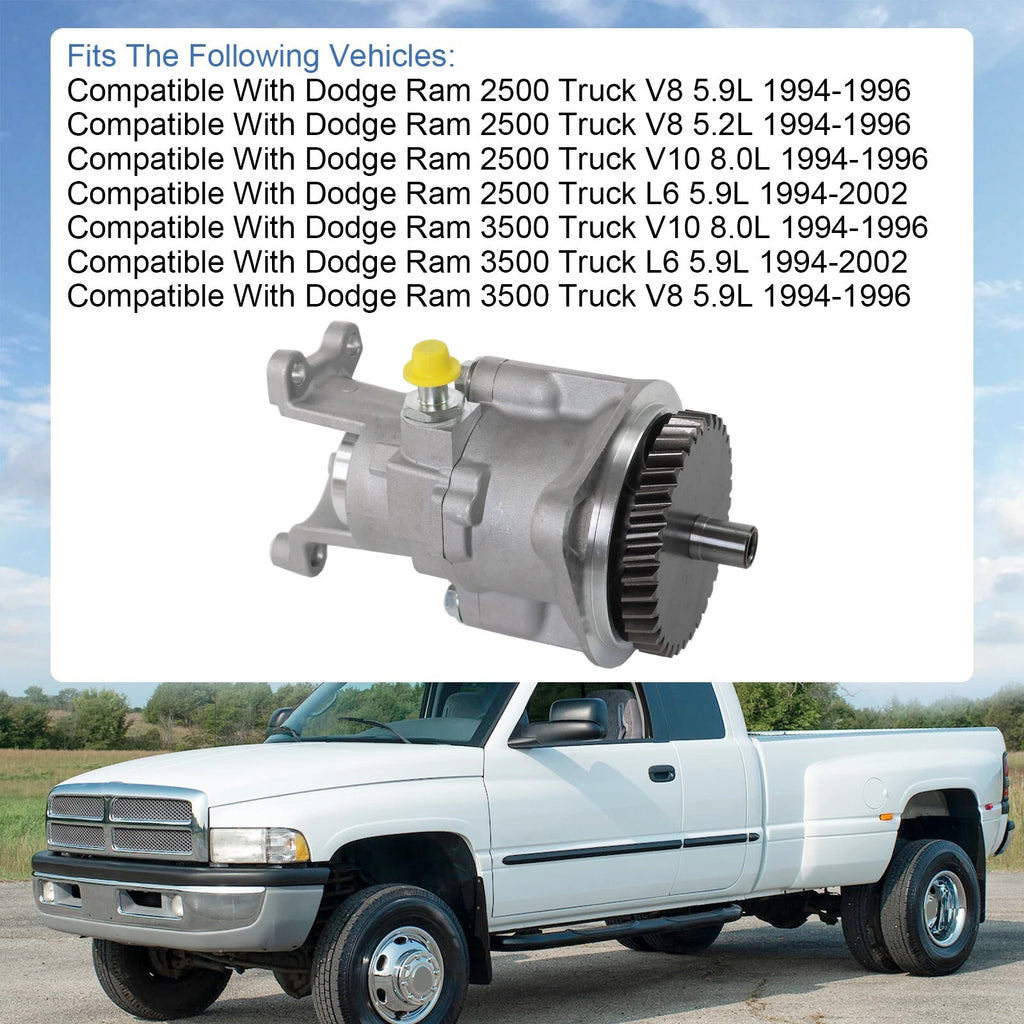 Vacuum Pump for Dodge Ram 2500 3500 (1994-2002) Cummins 5.9 Diesel