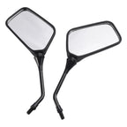 Pair Black Rearview Mirrors for Kawasaki KLR250 KLR600 KLR650 (1987–2007)