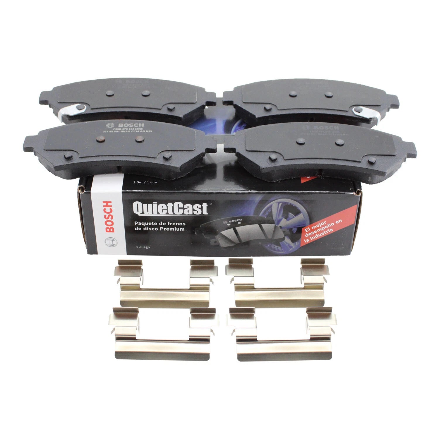 Bosch QuietCast Ceramic Brake Pads for Buick Chevrolet Oldsmobile Pontiac (2000–2023)