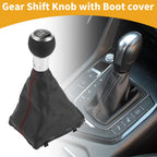 5 Speed Manual Gear Shift Knob with Boot for Audi A3 (2008–2013)