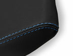 Leather Console Lid Armrest Cover for Volkswagen Atlas (2018–2021) Blue Stitch