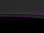 Leather Console Lid Armrest Cover for Dodge Avenger (2008–2014) Purple Stitch