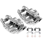 Pair Front Brake Calipers with Bracket for Nissan Pathfinder D21 (1986-1995)