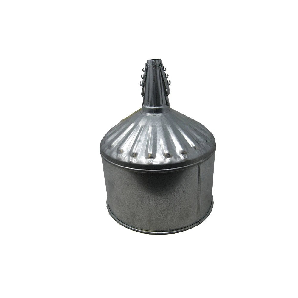 Lock On Tractor Funnel with Screen for Various Tractors (8-Qt, Steel, GTF-123)