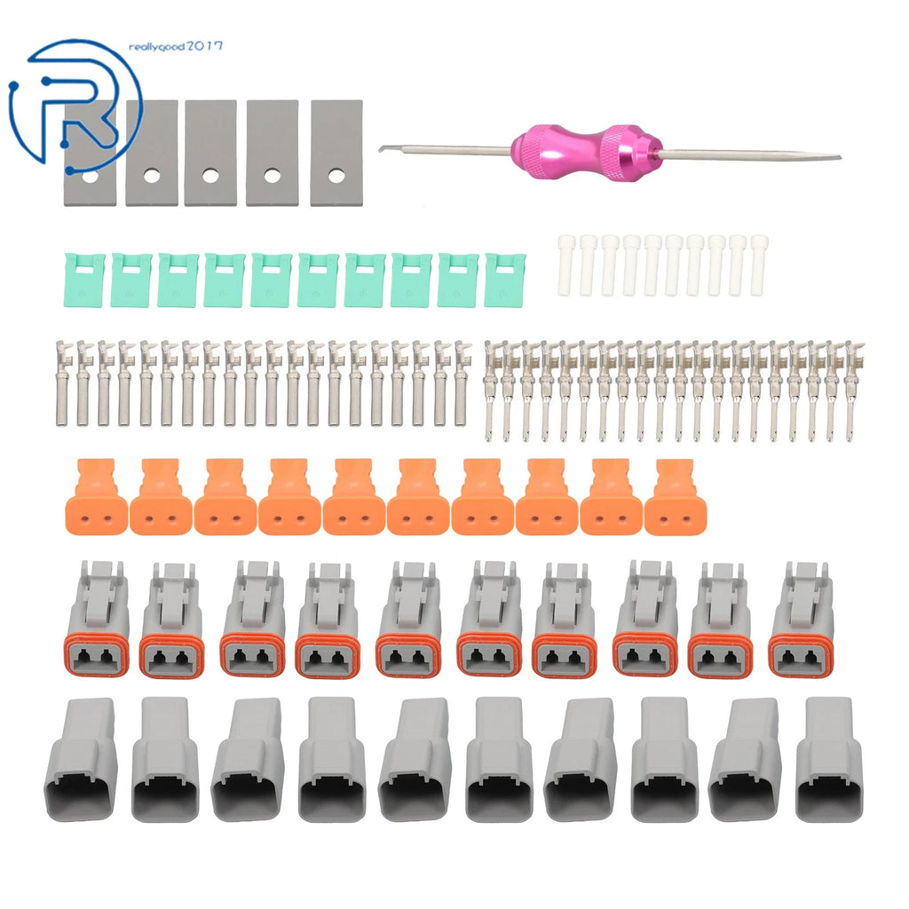 Set of 10 DT Connector Kits for Automotive (Various Models)