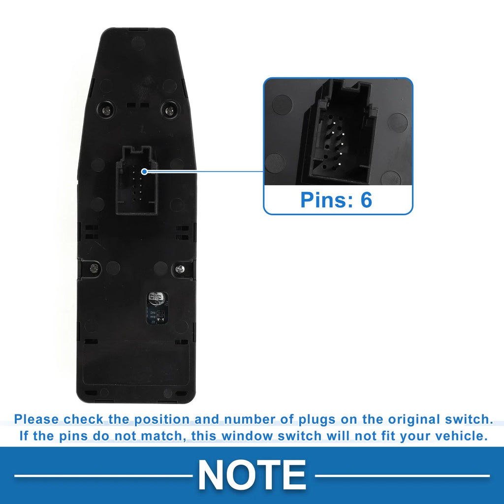 Power Window Switch for BMW 528i (2011–2016) No. 61319241956