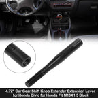 Gear Shift Knob Extender for Honda Civic Fit (M10X1.5) Black