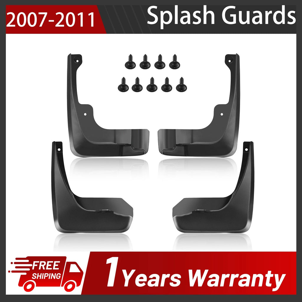 Splash Guards Mud Flaps for Toyota Camry (2007–2011) Sedan 4Door