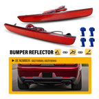 2X Red LED Rear Bumper Reflector Light for Dodge Challenger (2015–2022) EXV