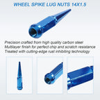 24 PCS Blue Spike Lug Nuts for Chevy Silverado Tahoe