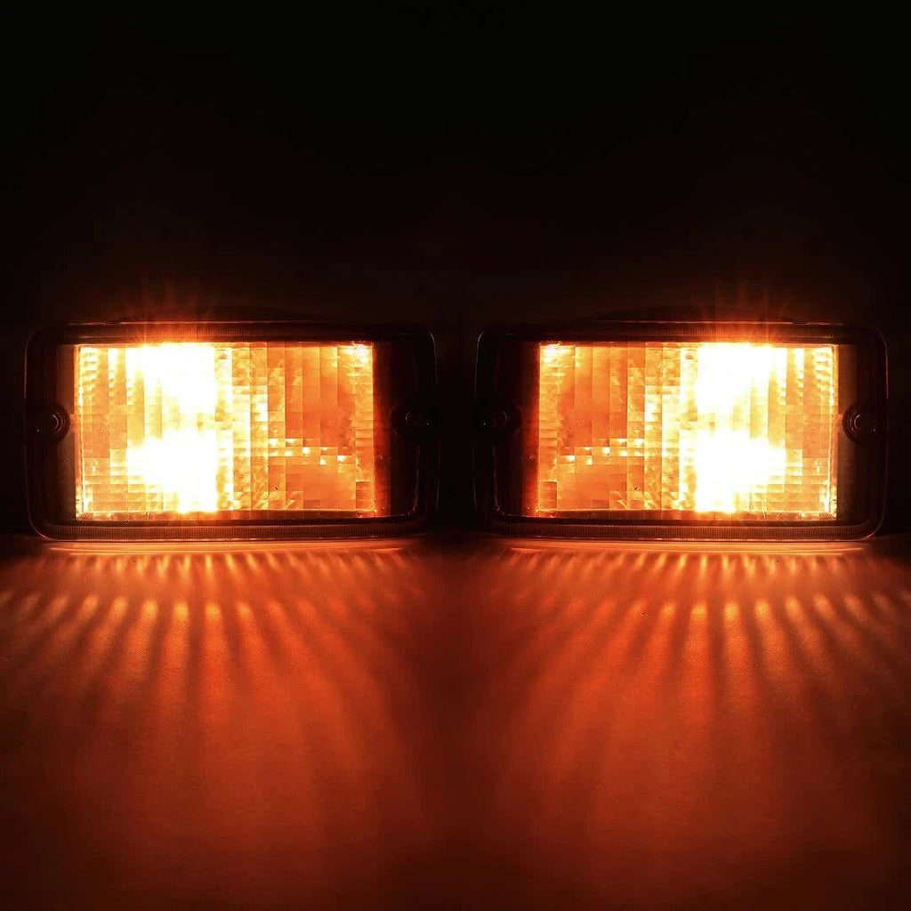 Set of 4 Smoke Fender Side Marker Lights for Jeep Wrangler TJ (1997–2006)