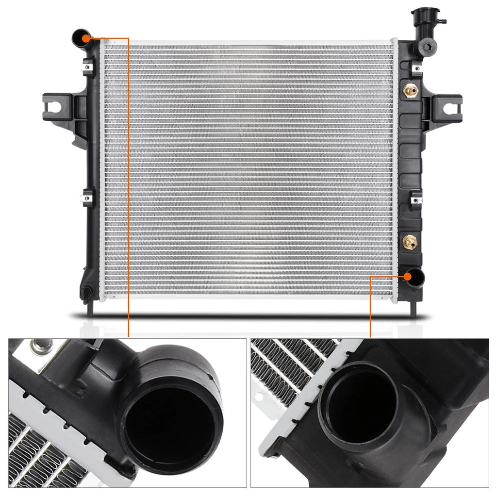 Aluminum Core Radiator for Jeep Grand Cherokee 4.7 AT (2001–2004) DPI-2336