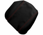 Leather Console Lid Armrest Cover for Land Rover Evoque (2012–2017) Red Stitch