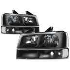 Headlights with Signal Bumper Lamps for Express Savana 1500 2500 3500 (2003–2022)