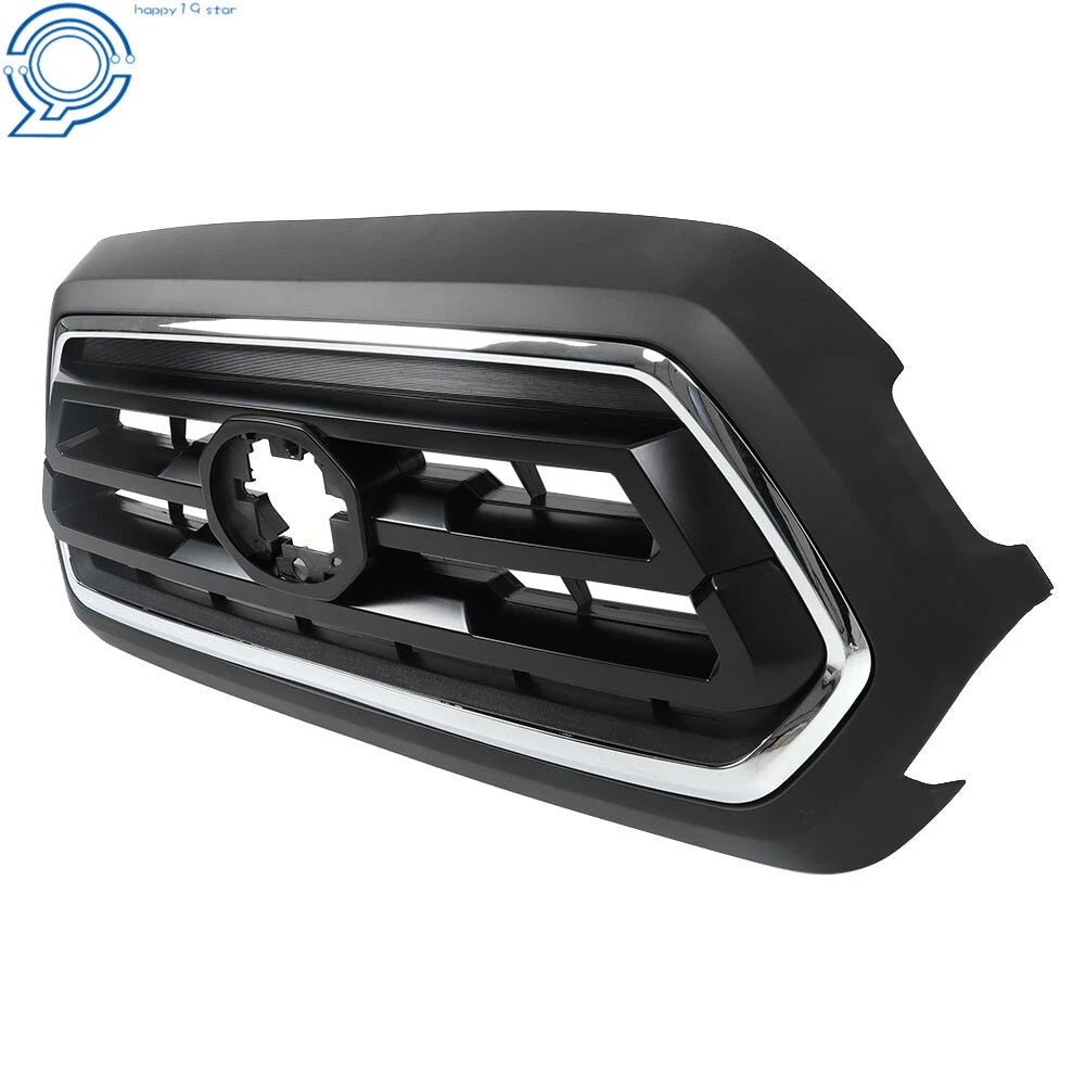 Front Upper Grille for Toyota Tacoma (2018-2022) Black & Chrome