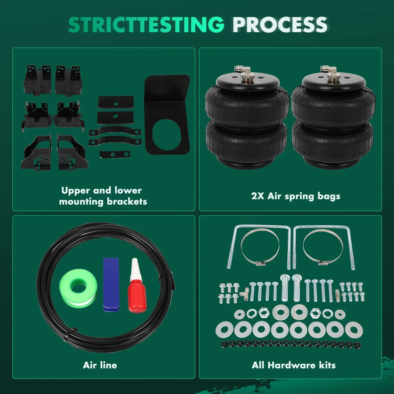 Rear Air Helper Spring Leveling Kit for Ford F-250 F-350 (1999–2004)