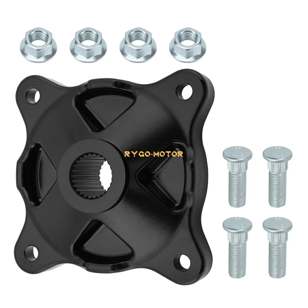 Rear Wheel Hub & Studs Nuts Kit for Polaris Sportsman 335 400 500 4X4 (1996–2002)