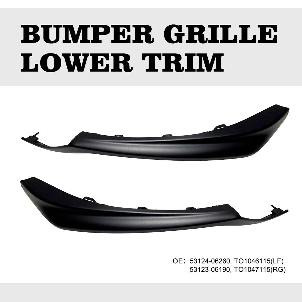 Front Right Lower Bumper Grille Trim for Toyota Camry (2021–2023)