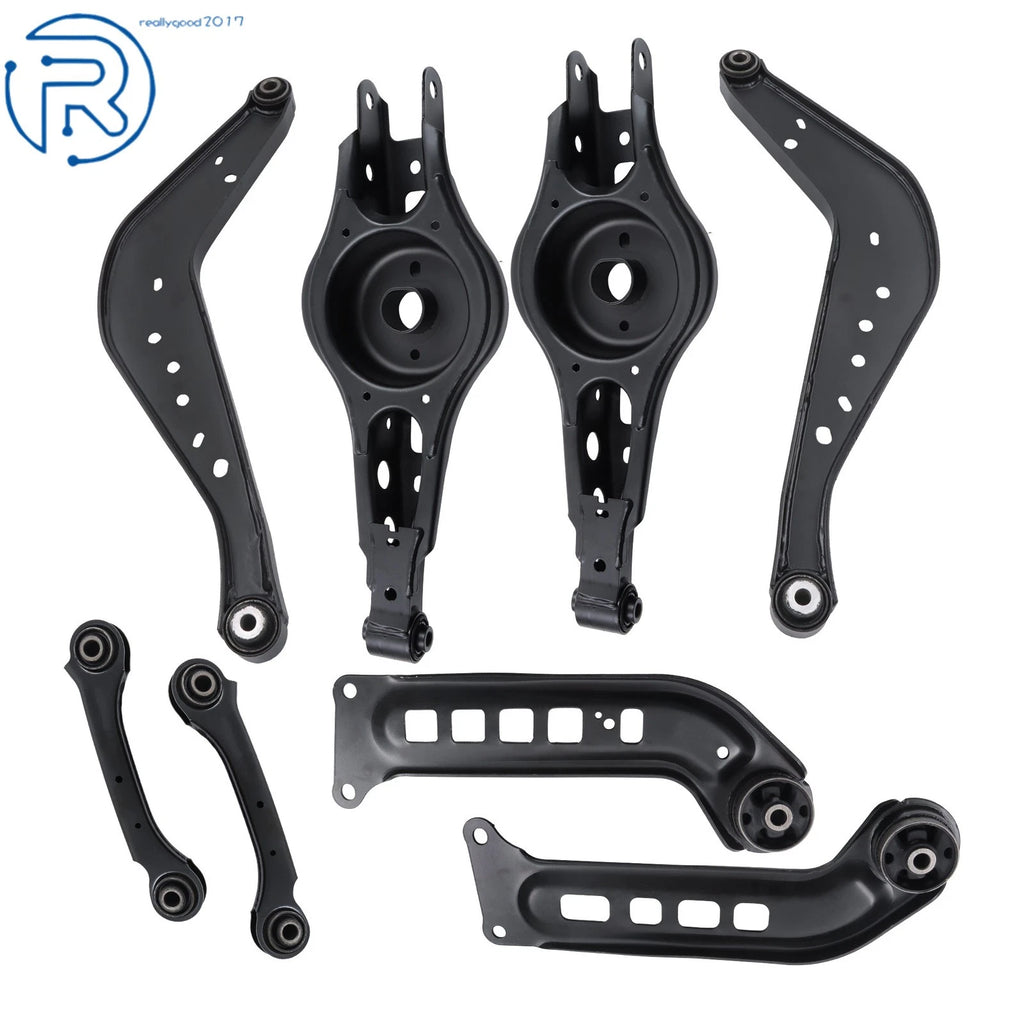 Set of 8 Control Arms with Bushings for Chevrolet Malibu (2016–2023)