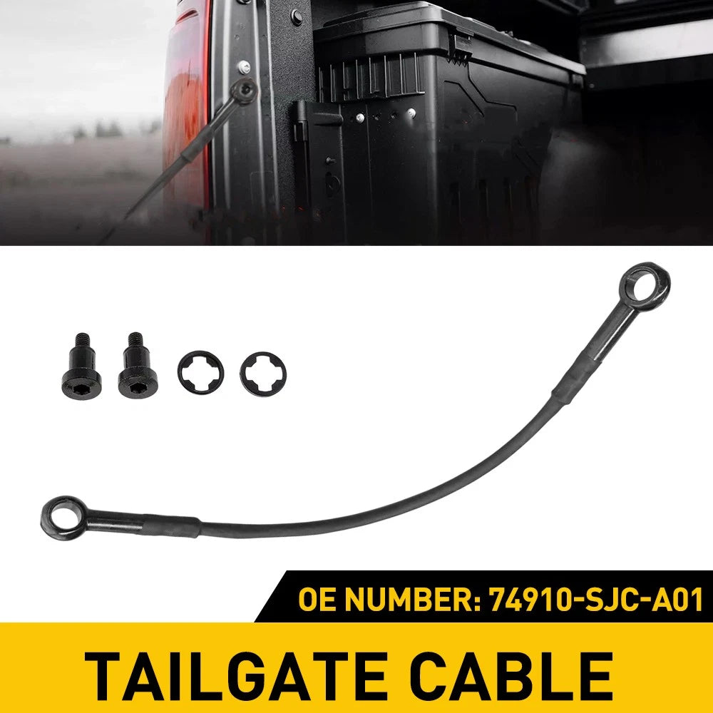 Rear Door Tailgate Cable Support Strap 74910-SJC-A01 for Honda Ridgeline (2006–2014)