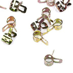 Set of 25 Fuel Line Spring Clips for Various Applications (1/4 Inch)