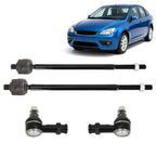 Set of 4 Inner & Outer Tie Rod Ends for Ford Focus (2006–2011)