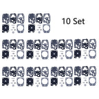 Set of 10 Carburetor Repair Kits for Walbro K10-WYC Chainsaw Blower Trimmer