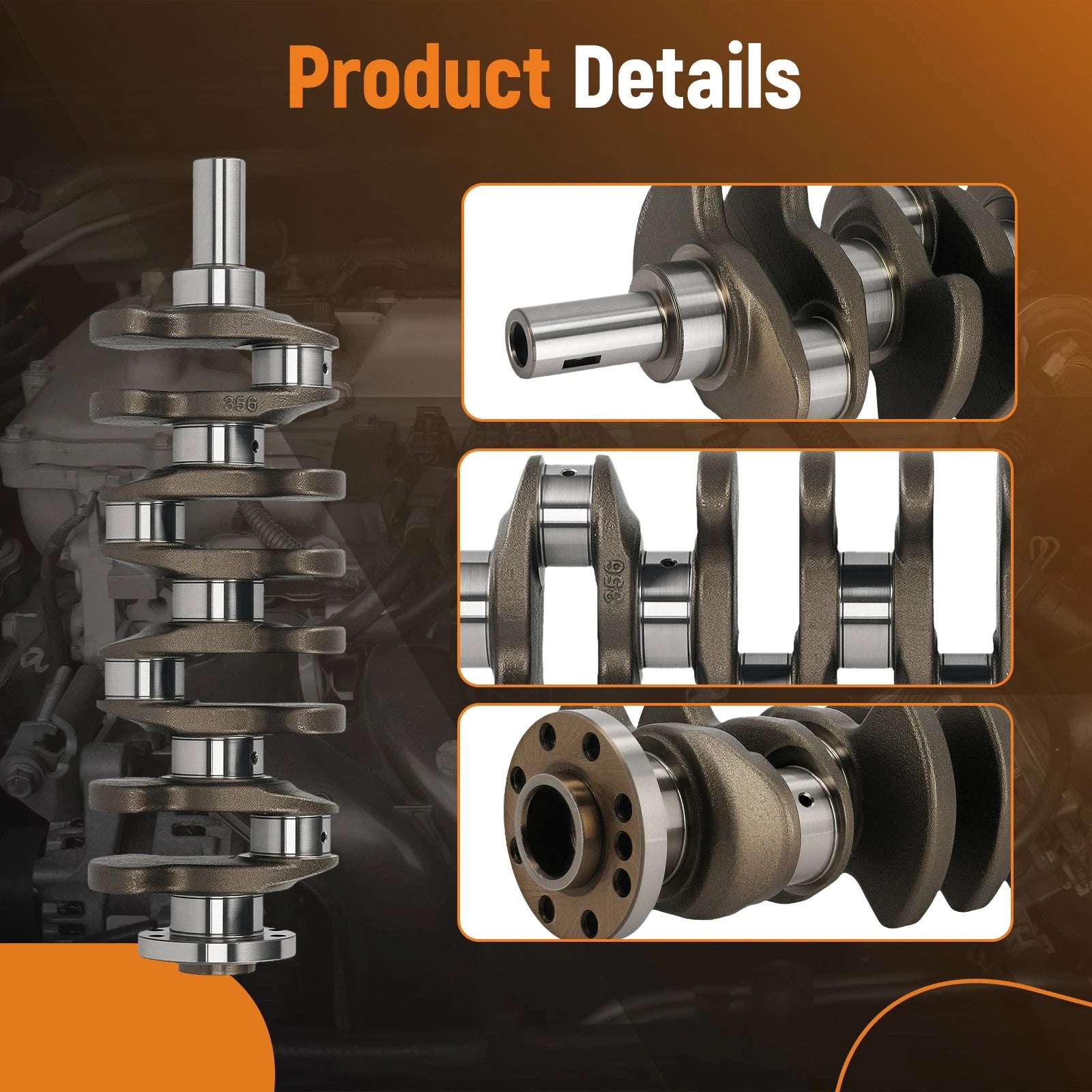 Crankshaft Assembly for Mercedes-Benz C230 C250 SLK250 (2000–2015) A2710300201