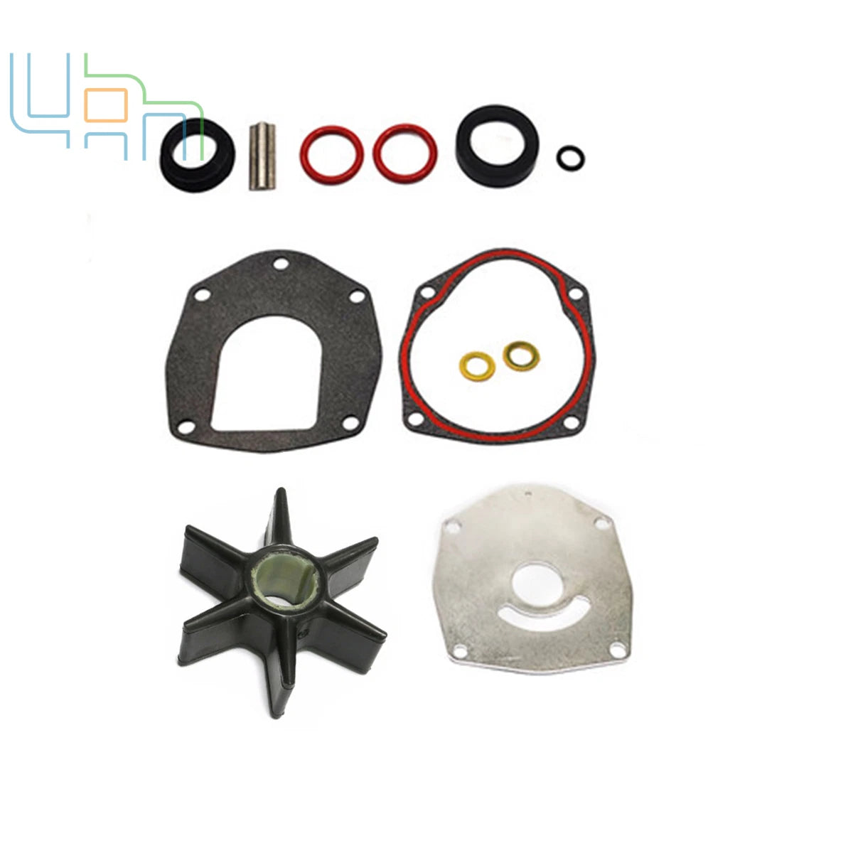 Water Pump Service Kit for Mercruiser Alpha One Gen II (47-43026Q06, 18-3214, 12043)