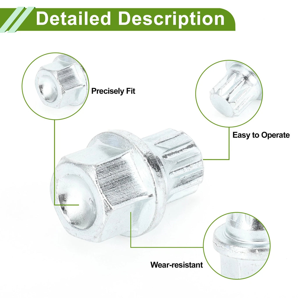 Set of 1 Wheel Lock Lug Nut Removal Key Socket Type 1/11PT for Audi VW