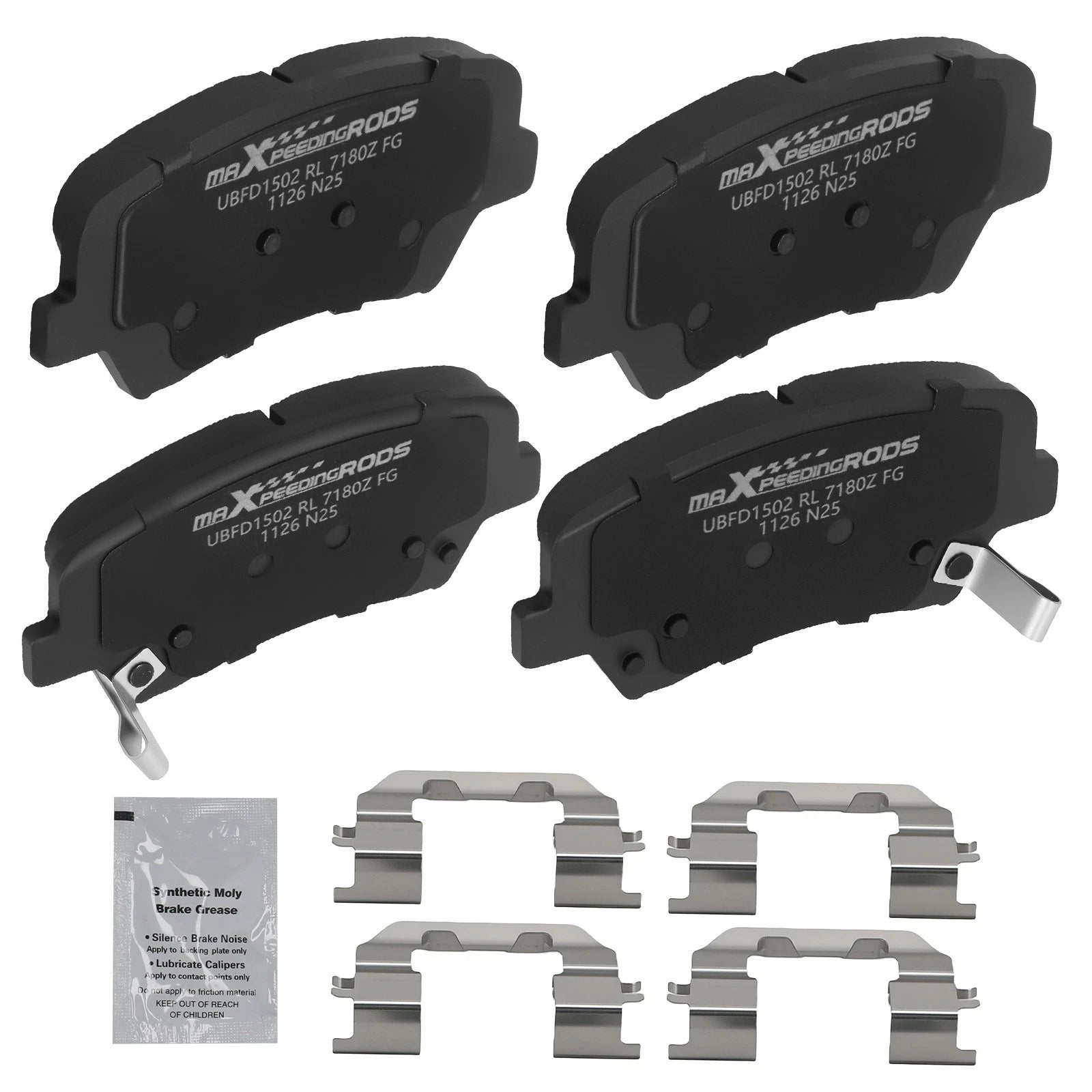 Front Ceramic Brake Pads Set for Kia Forte/Forte Koup/Forte5 (2014-2016)