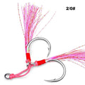 Dual Hook Fishing Lures with Hairtail Skin and Enhanced Hooks for All Models