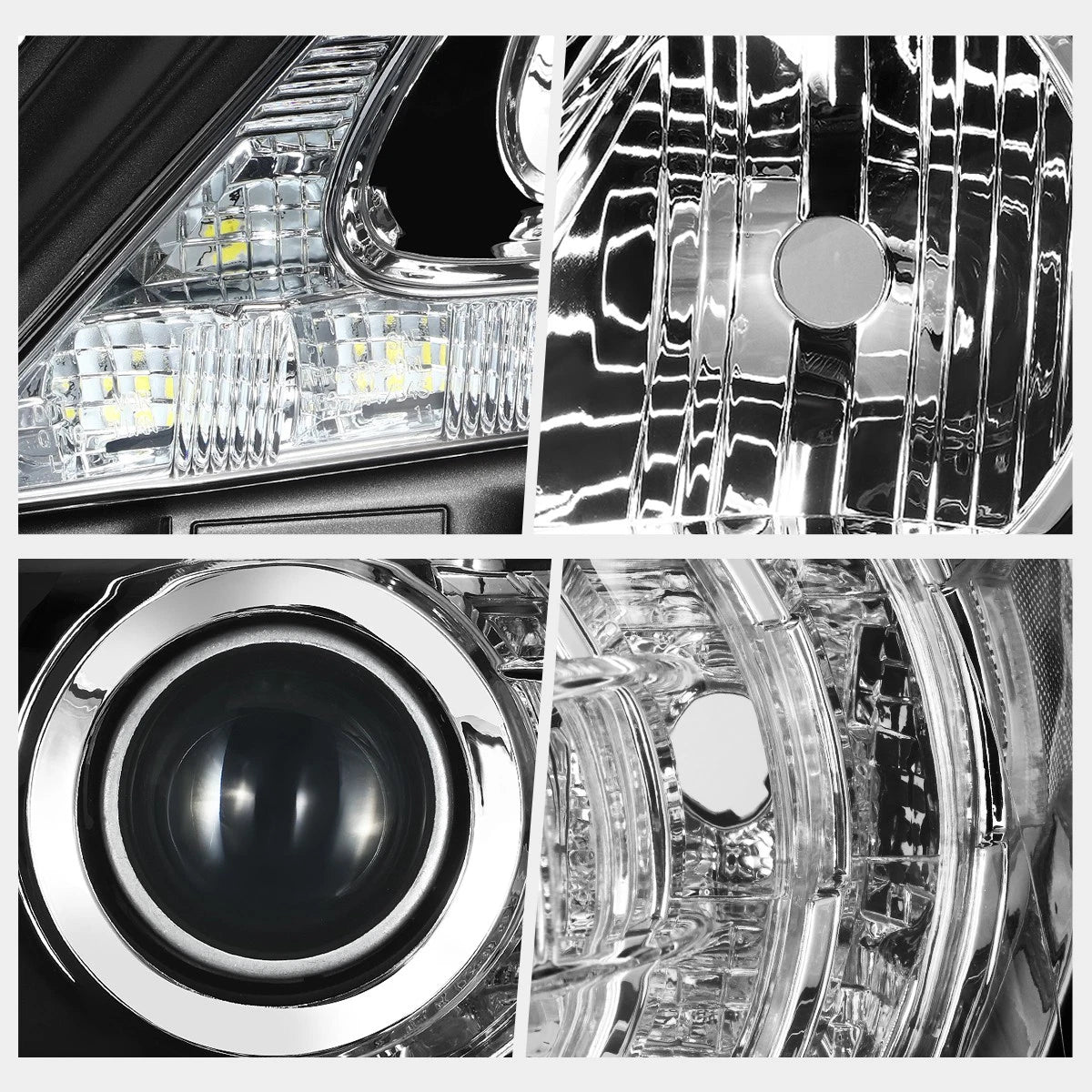 Set of 2 LED DRL Projector Headlights for Lexus ES300h/ES350 (2013–2015)