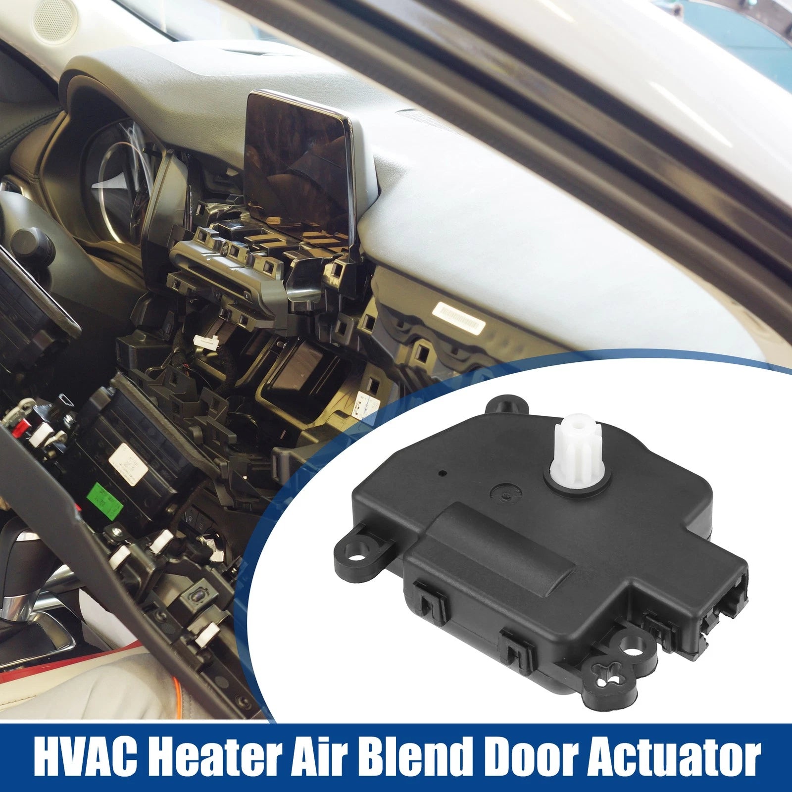 604-400 Heater Blend Air Door Actuator for Ford Fiesta (2011–2019) Metal Black