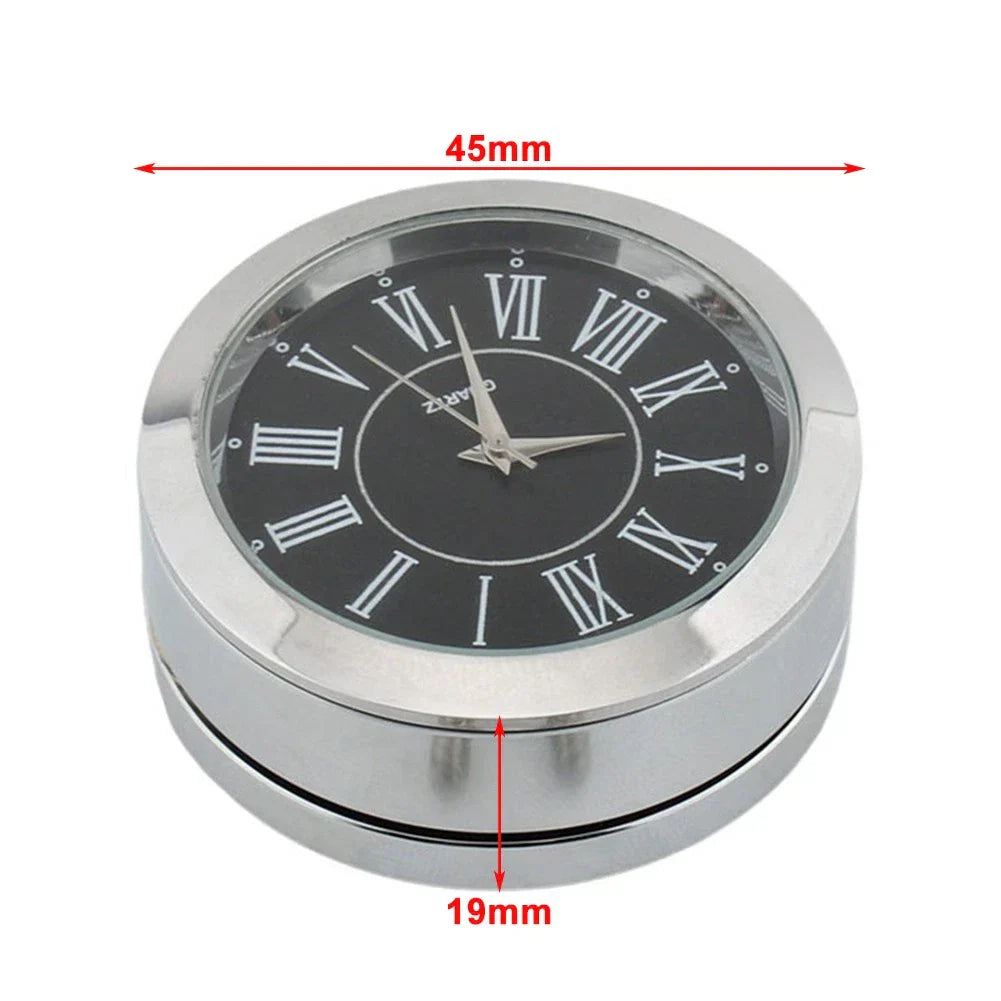 45mm Aluminum Front Fork Lock Clock Cover Chrome for Harley Road King (1994-2024)