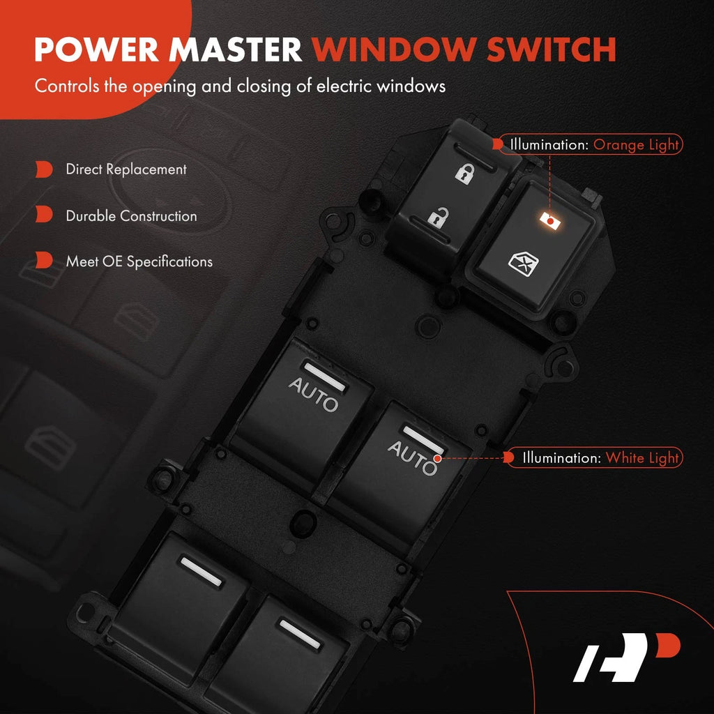 Front Left Power Window Switch for Honda Accord (2013-2017)