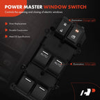 Front Left Power Window Switch for Honda Accord (2013-2017)