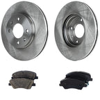 Brake Disc Rotors and Pads Kit for Kia Rio (2018)