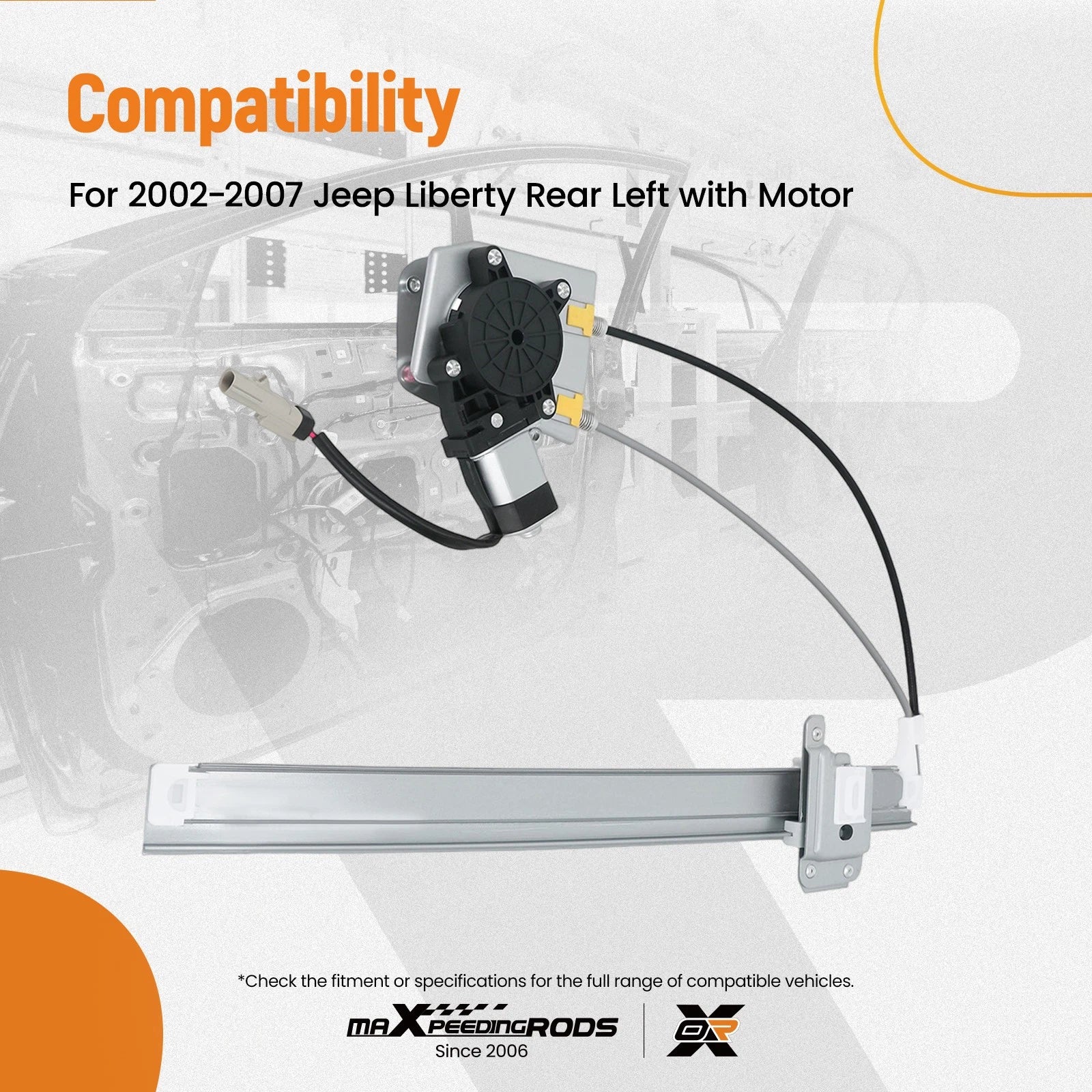 Power Window Regulator with Motor for Jeep Liberty (2002-2007)