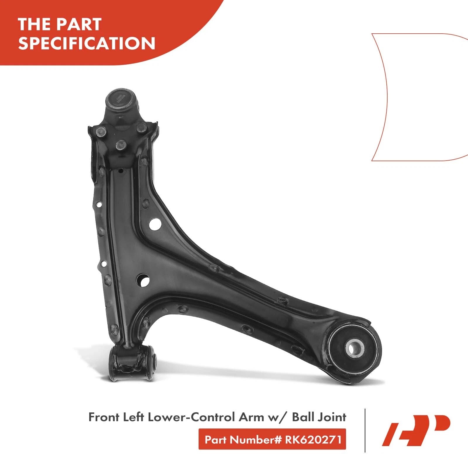 2X Front Lower Control Arm with Ball Joint for Chevy Pontiac
