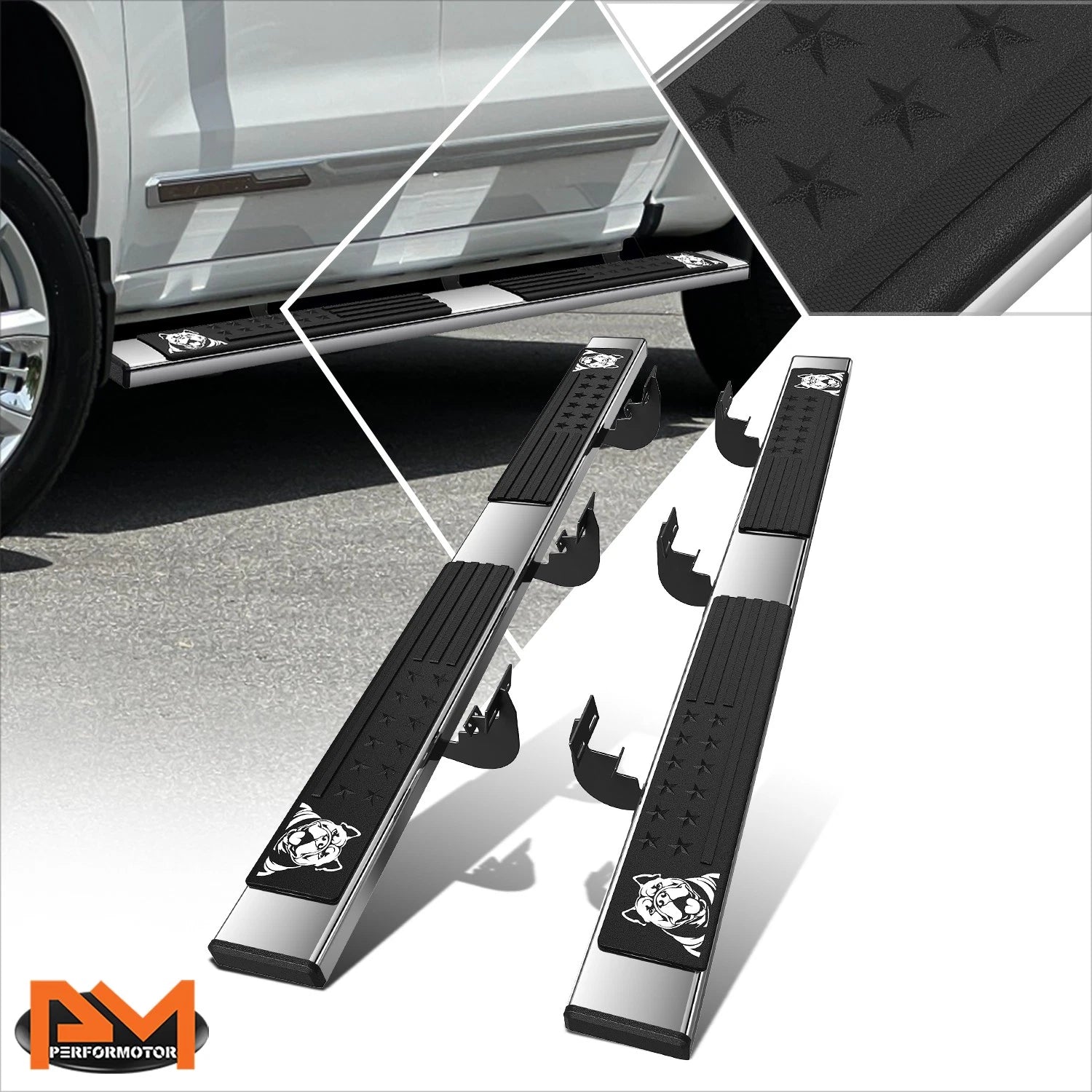 Custom Step Bar Running Board for Dodge Ram Crew Cab (2009–2023)