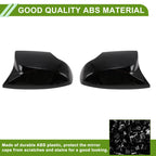 1 Pair ABS Mirror Cover Cap Glossy Black for Subaru Crosstrek (2013–2014) 91059AJ210