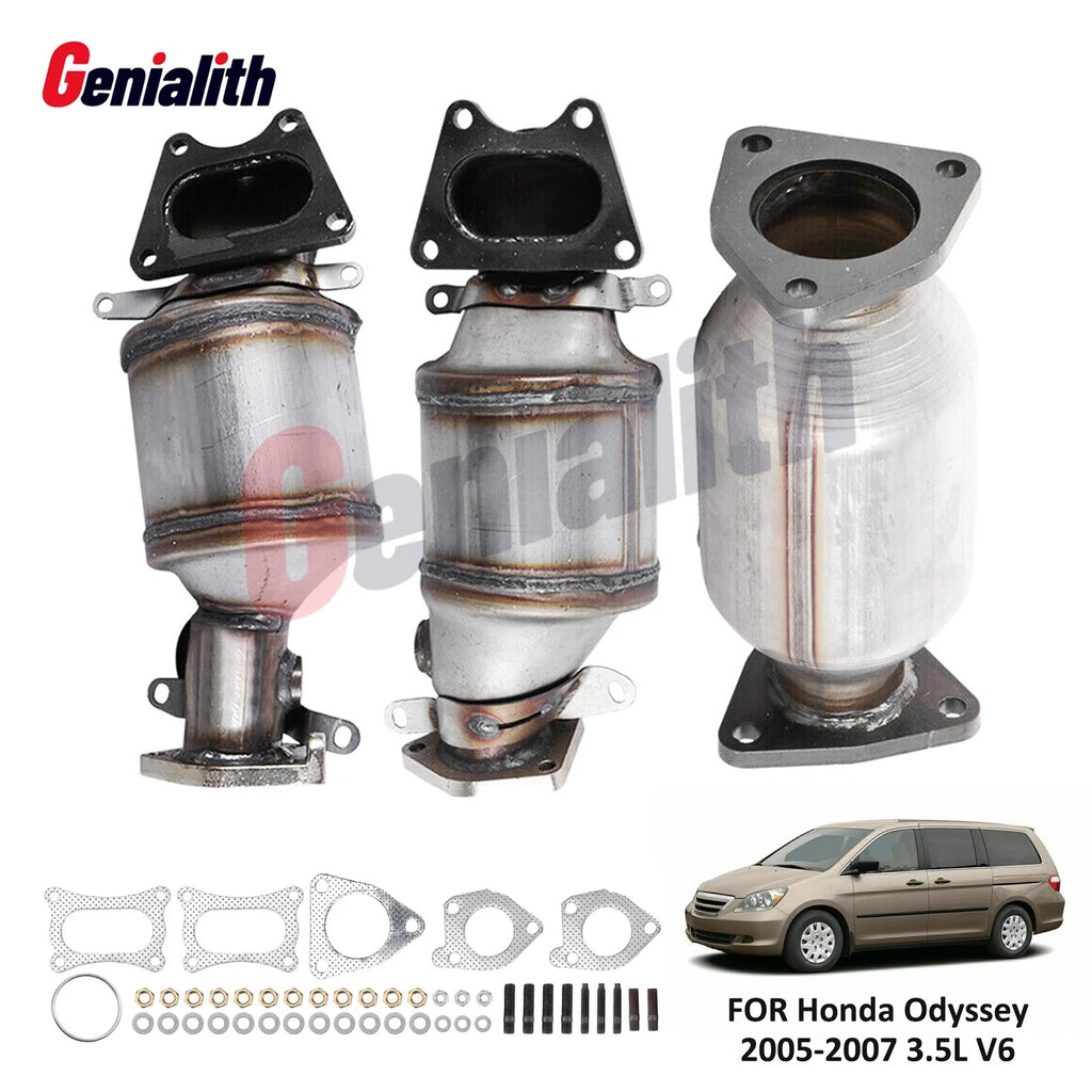Front & Rear Catalytic Converter for Honda Odyssey (2005–2007)