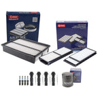 Denso Tune Up Kit 4 Spark Plugs & Boot Kit for Mazda 3 i (2006–2009)
