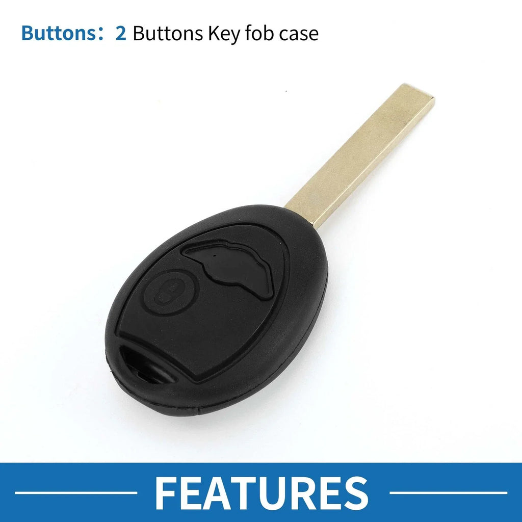 Buttons Keyless Entry Remote Fob Case for BMW Mini Cooper (2002 - 2005)