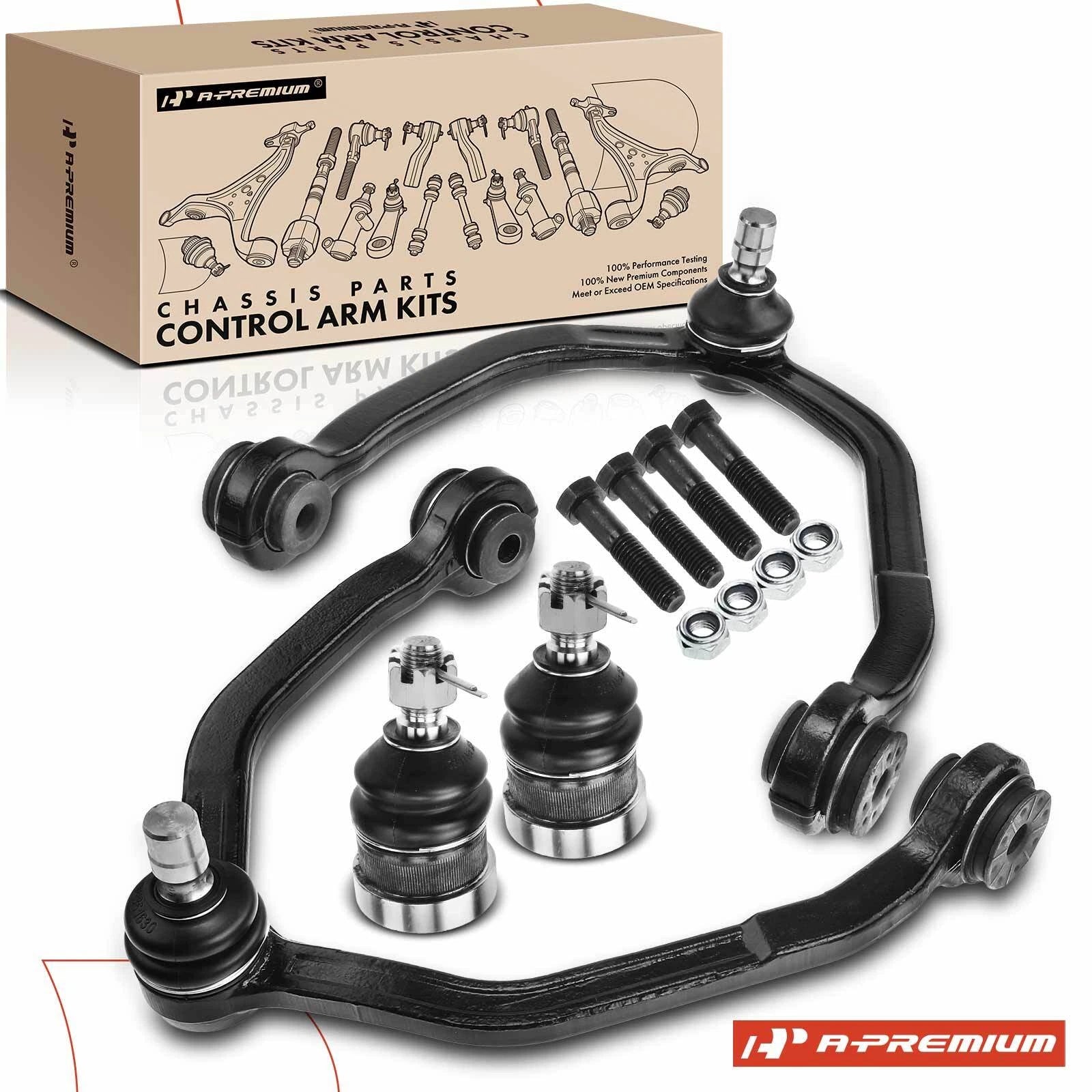 Set of 4 Front Upper Control Arms & Ball Joints for Ford Thunderbird (1983–1997)